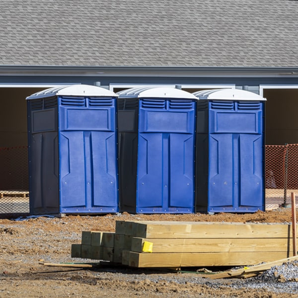 how often are the porta potties cleaned and serviced during a rental period in Cochranville